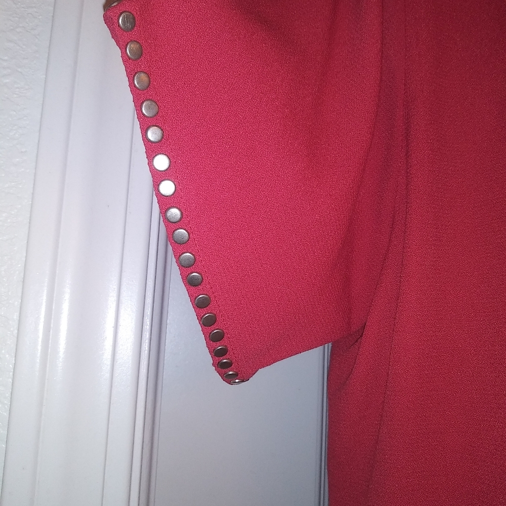 Double D Ranch Button Down Studded Polo Blouse - image 5